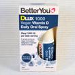 D3 vitamin spray, 1000IU, 100 adag, vegán, (Better You) D3 vitamin spray, 1000IU, 100 adag, vegán, (Better You)