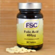 Kép 1/2 - Folsav tabletta 400mcg (FSC), 90db - bulkshop