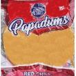 Papadam (ropogós indiai kenyérféleség, gluténmentes), vörös chilis, 200g Papadam (ropogós indiai kenyérféleség, gluténmentes), vörös chilis, 200g