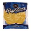Papadam (ropogós indiai kenyérféleség, gluténmentes), fokhagymás, 200g Papadam (ropogós indiai kenyérféleség, gluténmentes), fokhagymás, 200g