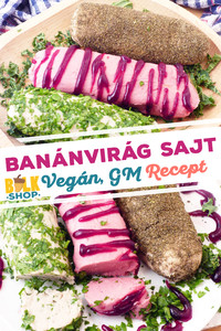 banánvirág sajt recept