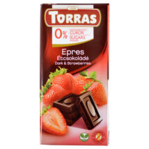 Étcsokoládé cukormentes epres 75g, Torras