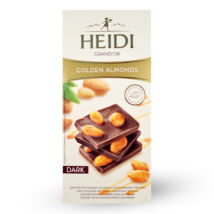 Étcsokoládé karamellizált egész mandulával Heidi Grand'Or Golden Almonds 100g - bulkshop