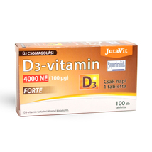 Jutavit D3-vitamin 4000 NE forte tabletta 100db - bulkshop