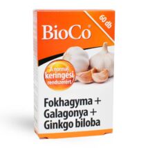 BioCo Fokhagyma+Galagonya+Ginkgo biloba tabletta, 60db - Bulkshop