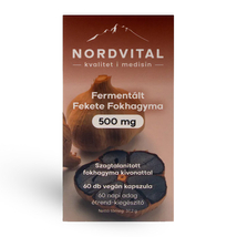 Nordvital Fermentált Fekete Fokhagyma 500 mg 60db - bulkshop.hu