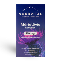 Nordvital Máriatövis komplex 210 mg 60 db vegán kapszula - bulkshop.hu