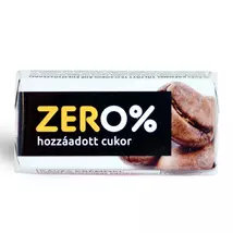 Szerencsi zero kávé ízű krémmel töltött tejcsokoládé édesítőszerrel 21 g - bulkshop.hu