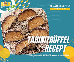 vegán tahinitrüffel recept bulkshop