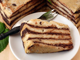 Csokoládés, kókuszkrémes palacsintatorta recept bulkshop vegán plantbased növényi alapú Csokoládés, kókuszkrémes palacsintatorta recept bulkshop vegán plantbased növényi alapú