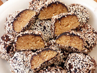 Tahinitrüffel recept nyers vegán bulkshop plantbased növényi alapú Tahinitrüffel recept nyers vegán bulkshop plantbased növényi alapú