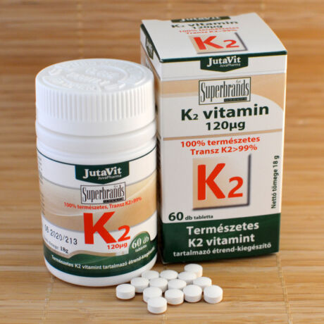 K2 vitamin 120 mcg tabletta, 60db, Jutavit