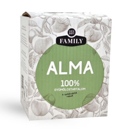 Almalé 100% 3000ml, Dér juice family - bulkshop