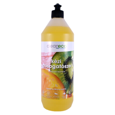 Kézi mosogatószer koncentrátum 1 liter, kupakos, organikus, mangó &amp; papaya illattal - bulkshop