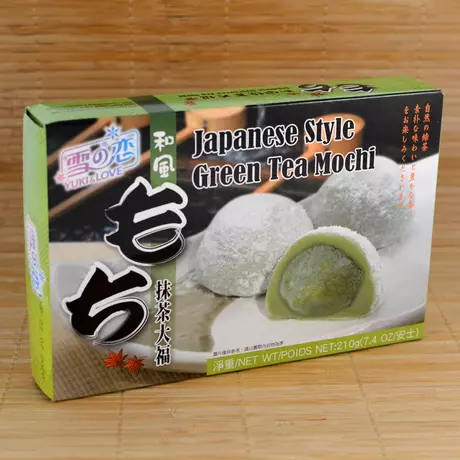 Mochi (japán édesség), zöld teás, 210g