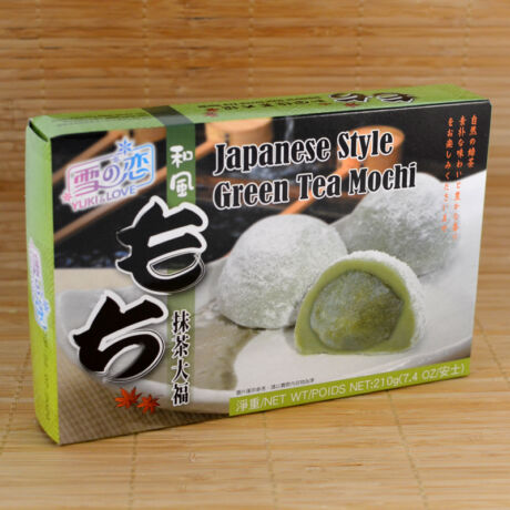 Mochi (japán édesség), zöld teás, 210g