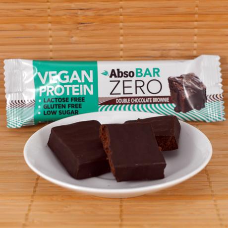 Absorice Zero vegán protein (fehérje) szelet - dupla csokis brownie - 40g