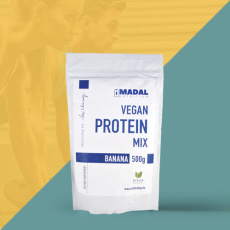 Vegán fehérje (protein) mix 500g, banános - Bulkshop