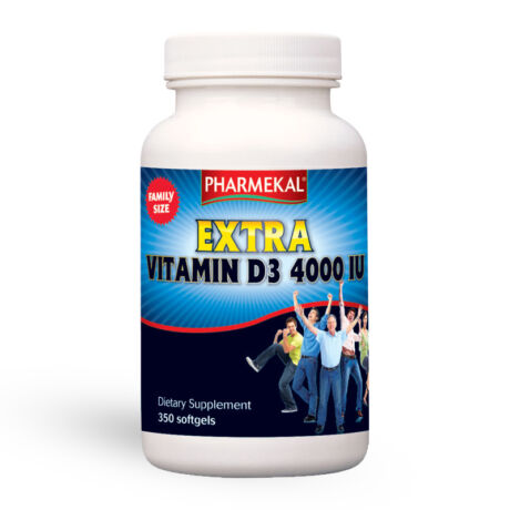 Pharmekal D3-vitamin 4000 NE (4000 IU) gélkapszula 350db - Bulkshop