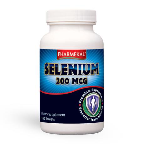 Pharmekal szelén tabletta 200mcg 100db - Bulkshop