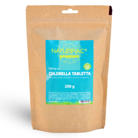 Chlorella tabletta 250g 500mg (NaturPiac Premium) - Bulkshop