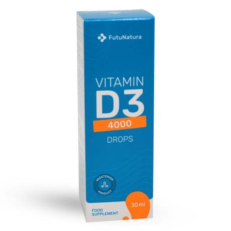 D3-vitamin 4000 N.E. cseppek 30 ml, Futunatura - Bulkshop
