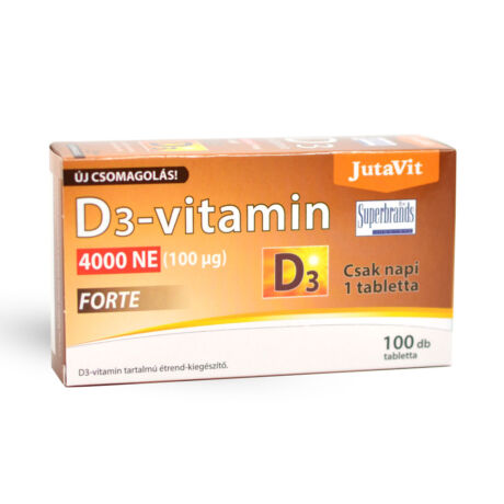 Jutavit D3-vitamin 4000 NE forte tabletta 100db - bulkshop