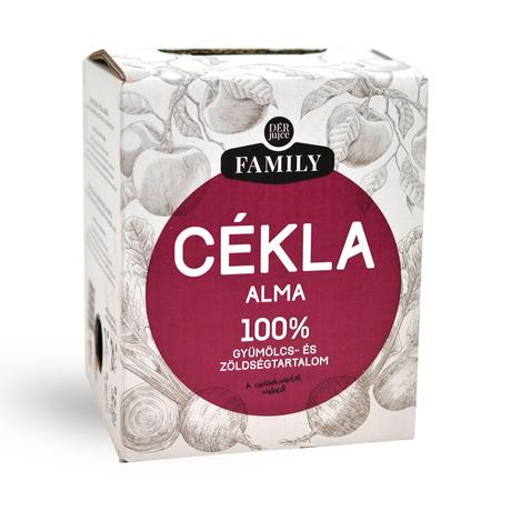 Céklás almalé 70-30% 3000ml, Dér juice family - bulkshop