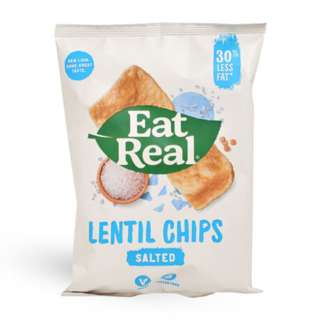 Eat Real lencse chips tengeri sóval 40g - Bulkshop
