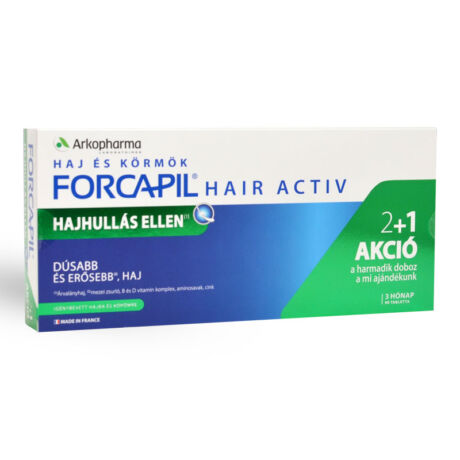 Forcapil Hair Activ tabletta, 90db - Bulkshop