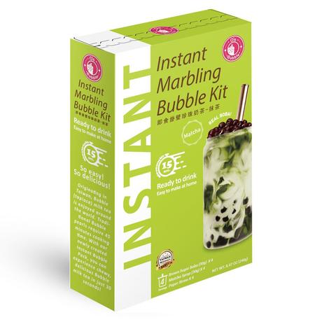 Instant bubble tea boba matcha 240g - bulkshop.hu