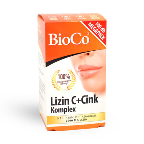BioCo Lizin C+Cink Komplex tabletta 100db - Bulkshop