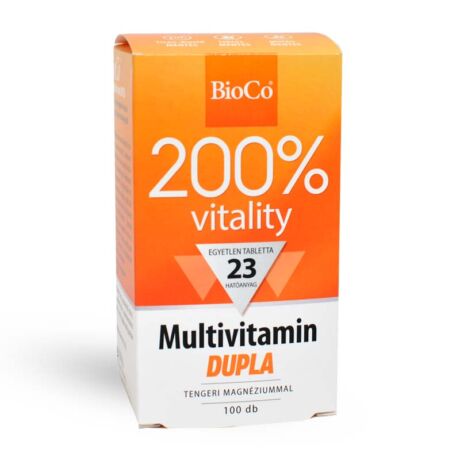 BioCo 200% Multivitamin Dupla filmtabletta 100db - Bulkshop