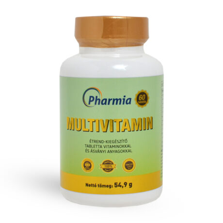multivitamin tabletta, 60db Pharmia - Bulkshop