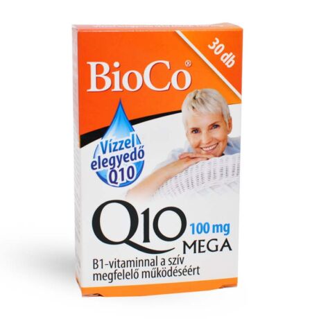 BioCo Vízzel elegyedő Q10 Mega 100 mg kapszula 30db