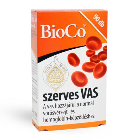 BioCo szerves vas tabletta, 90db - Bulkshop