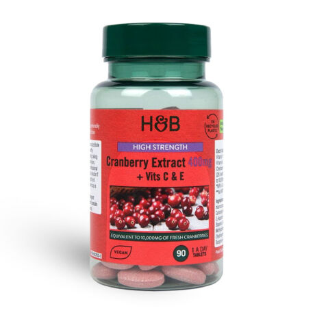 H&amp;B Tőzegáfonya tabletta 400 mg 90db - bulkshop.hu