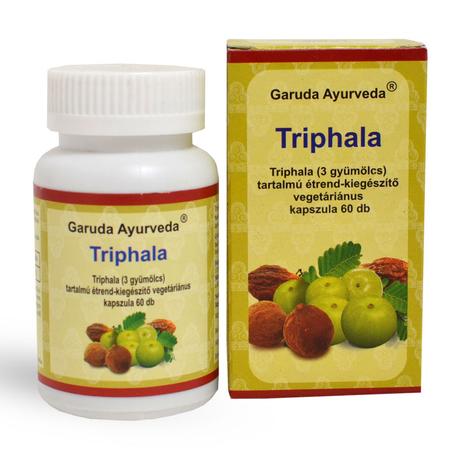 Garuda ayurveda triphala vegán kapszula 60db - Bulkshop