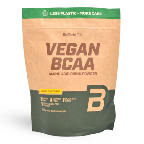 Biotech vegan BCAA por citrom ízű 360g - Bulkshop