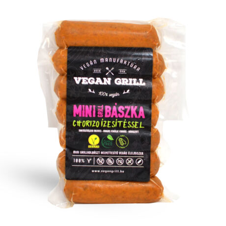 Vegan Grill mini bászka chorizo ízesítéssel 180g - Bulkshop