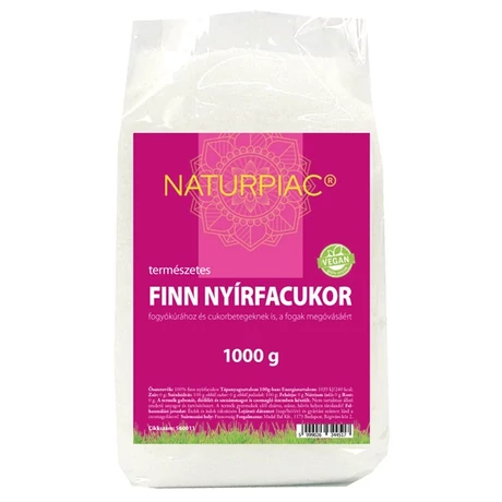 Finn nyírfacukor 1000g NaturPiac - Bulkshop
