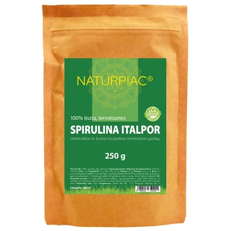 Spirulina italpor 250g NaturPiac - Bulkshop