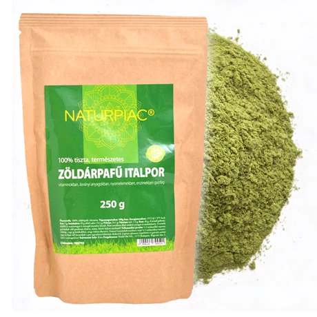Naturpiac zöldárpafű italpor 250g - bulkshop.hu