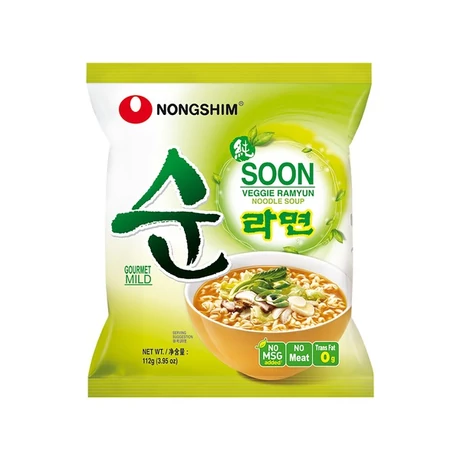 NONGSHIM instant vegán zöldségleves 112g  