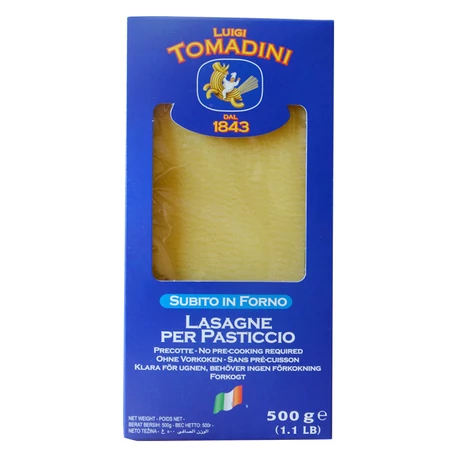 Luigi Tomadini Tészta durum lasagne 500g