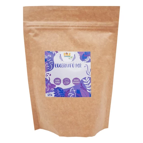 Bulkshop lucernafű por 125g - bulkshop.hu
