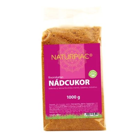 Nádcukor finomítatlan 1000g Naturpiac - Bulkshop
