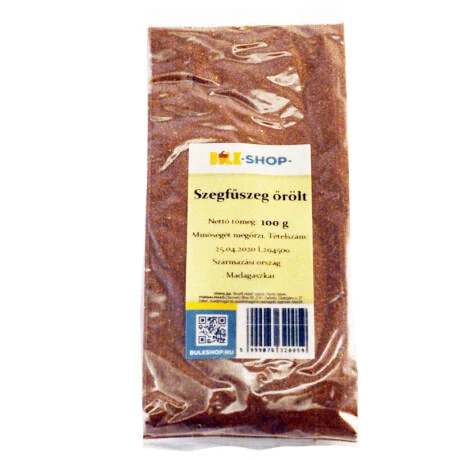 Szegfűszeg őrölt 100g bulkshop