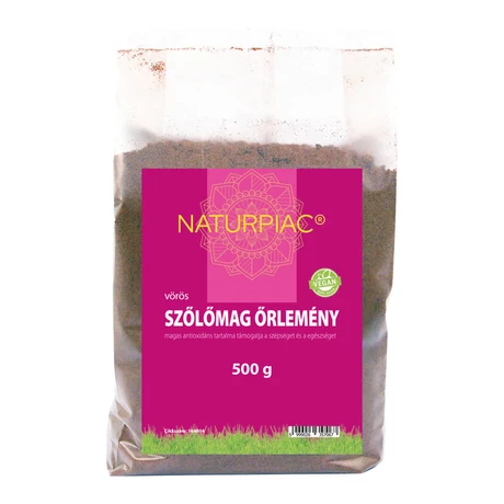 NaturPiac Vörös szőlőmag őrlemény 500g - bulkshop.hu