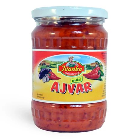 Ivanka ajvár enyhén csípős 540g - bulkshop.hu